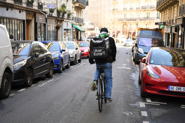 Le nombre de livreurs a explosé depuis la pandémie de Covid-19.