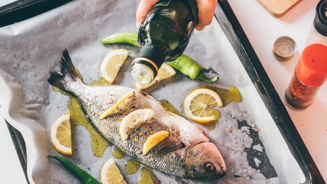 Oily fish provide vitamins A and D