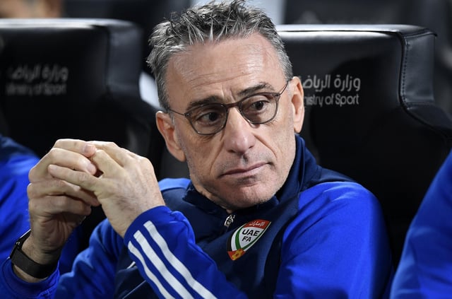 Soccer Football - World Cup - AFC Qualifiers - Third Round - Group A - North Korea v United Arab Emirates - Prince Faisal Bin Fahd Stadium, Riyadh, Saudi Arabia - March 25, 2025 United Arab Emirates coach Paulo Bento before the match REUTERS/Stringer