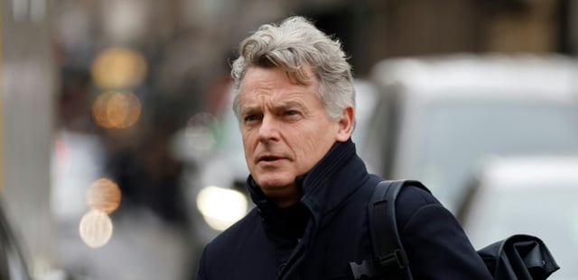 Le patron du Parti communiste Fabien Roussel, le 20 février 2025 à Paris