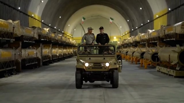 Iran&#39;s Revolutionary Guard Corps (IRGC) unveiled one of its largest underground missile cities on Tuesday, March 25.