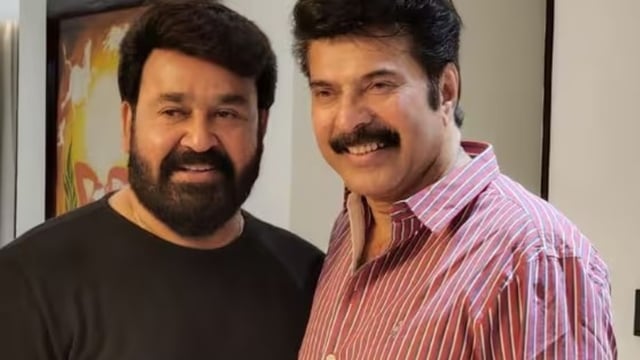 Mohanlal and Mammootty have been friends for years now despite being competitors in the Malayalam film industry.