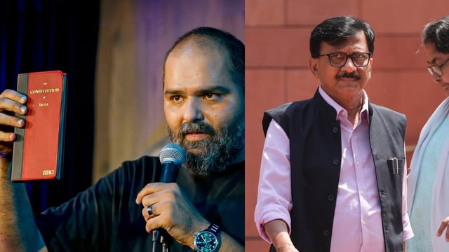 Kunal Kamra got the backing of Shiv Sena (UBT) leader Sanjay Raut on Wednesday.