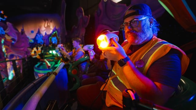 Embargoed until 8 a.m. Wednesday, March 26, 2025. 



Buzz Lightyear&#39;s Space Ranger Spin will be receiving updates, including new hand-held blasters,targets and robot character named Buddy. (Walt Disney Co.)



Embargoed until 8 a.m. Wednesday, March 26, 2025.
