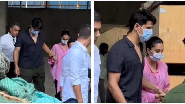 Sidharth Malhotra and Kiara Advani were spotted together in Mumbai.