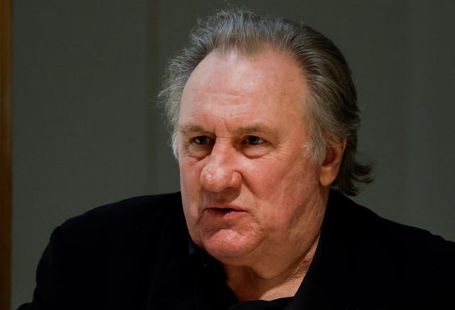 French actor Gerard Depardieu looks on at the courthouse, as his trial over accusation of sexual assault of two women, which prosecutors say took place during the filming in 2021 of "Les Volets Verts", continues in Paris, France, March 26, 2025. REUTERS/Stephanie Lecocq