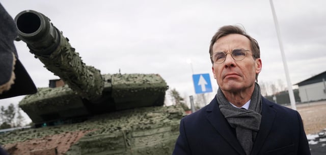 Der schwedische Ministerpräsident Ulf Kristersson
