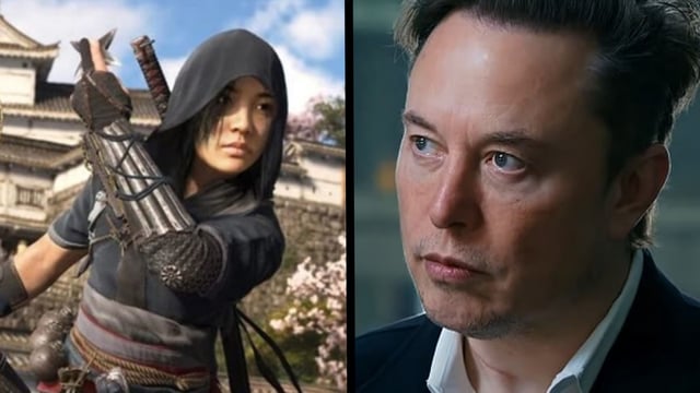Naoe looking at Elon Musk