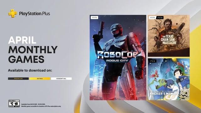 PlayStation Plus Games April 2025