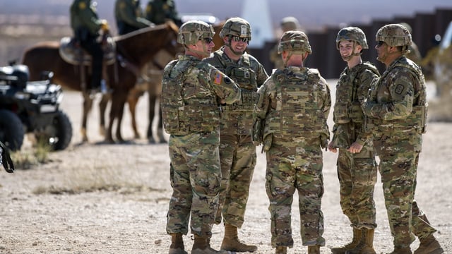 Four US soldiers have been reported missing from a training centre near Lithuania's capital