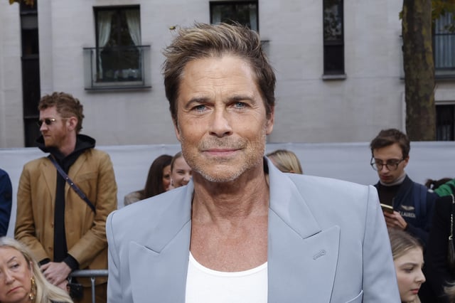 Rob Lowe attends the Stella McCartney Spring/Summer 2025 collection presented Monday, Sept. 30, 2024, in Paris.