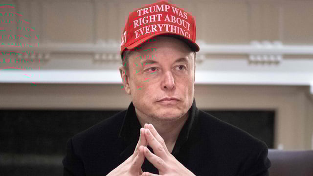 Elon Musk reacted after Maxine Waters participated in Saturday's demonstration in Los Angeles, where hundreds of people came to express disapproval of the Trump administration's and the DOGE's attempts to reduce the size of the federal government.