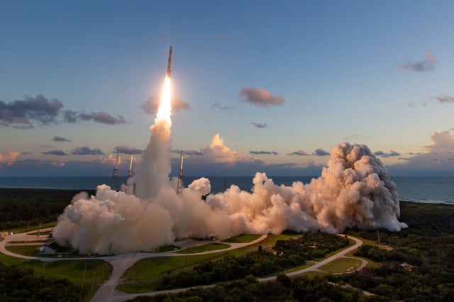 A United Launch Alliance Vulcan Centaur rocket launches on Friday, Oct. 4, 2024, from Cape Canaveral Space Force Station’s Space Launch Complex 41 on the Certification-2 mission. (Courtesy/ULA)