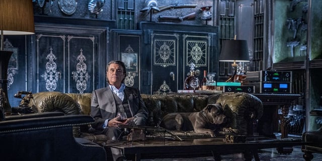 Winston (Ian McShane) and John Wick’s new dog.
