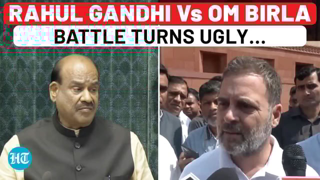 Rahul Gandhi accuses Lok Sabha Speaker of silencing him after….