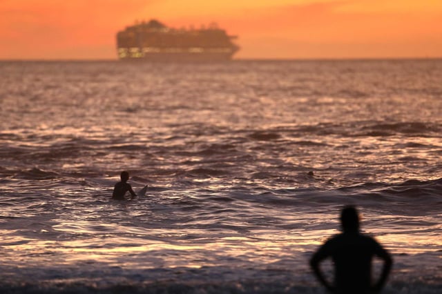 A fisherman was pulled from the waters off of Rodeo Beach and later pronounced dead, according to Marin County officials. 