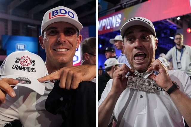 Billy Horschel &amp; Co. celebrate their $9M win after defeating the NY Golf Club at TGL Finale. Image Credits: @atlantadrivegc on Instagram