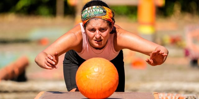 Bianca during a challenge on 'Survivor 48.'