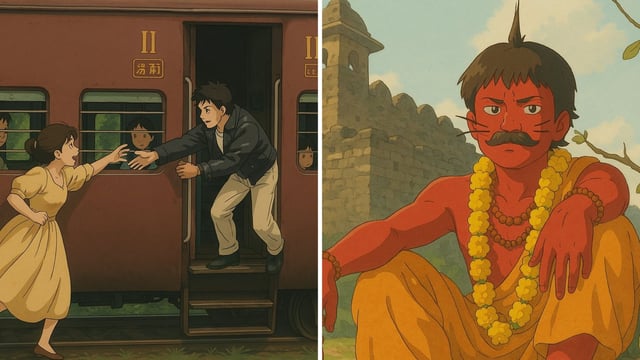 A Blinkit product manager gave Bollywood scenes ChatGPT's Ghibli makeover. 