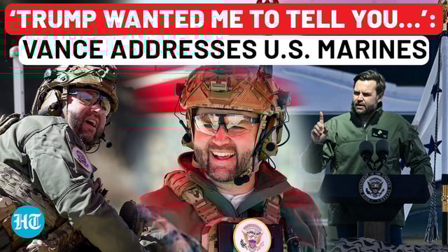 JD Vance boasts of ‘no more quotas’ in the military as he meets young marines at Quantico