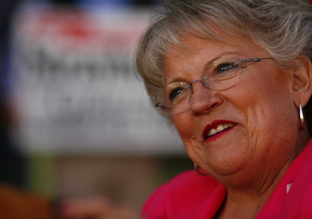 Carole Keeton, the first woman elected mayor in Austin and the first woman to be Texas comptroller, died this week. In this file photo, she appears at a campaign stop at a southwest Houston car dealership in 2006.