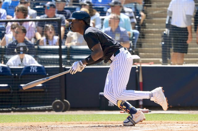 Jazz Chisholm successfully challenged a called third strike using the Automated Ball-Strike challenge system during a Spring Training game.