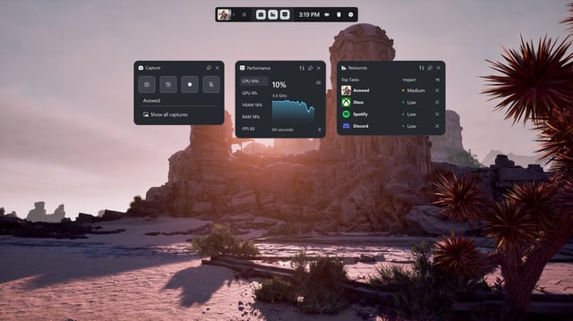 New Windows 11 Game Bar Update