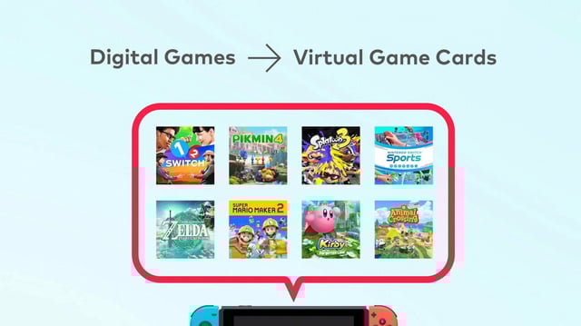 Nintendo Switch Virtual Game Cards