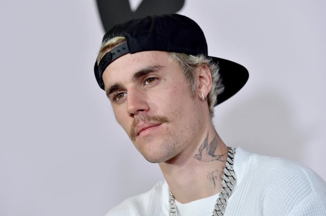 Justin Bieber attended an event in Los Angeles on January 27, 2020.