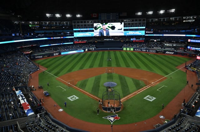 Some fans at Thursday&#39;s opening day in Toronto shouted boos during the playing of the U.S. national anthem. Orioles manager Brandon Hyde said the team anticipated that possibility. (Matt Weyrich/Staff)