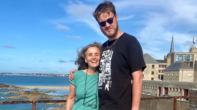 William Hewes with his mother Deborah Burns. William died 16 hours after being taken to Homerton University Hospital in east London with sepsis