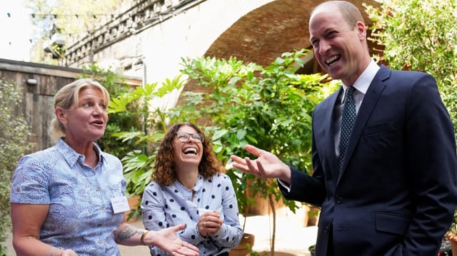 Prince William in Lambeth, south London, last year to mark the first year of Homewards, the Royal Foundation’s programme to end homelessness