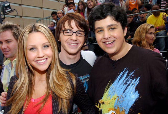 Drake Bell (center), who appeared on Amanda Bynes' Nick series "The Amanda Show," reflected on his friendship with the actress with co-star Josh Peck (right).