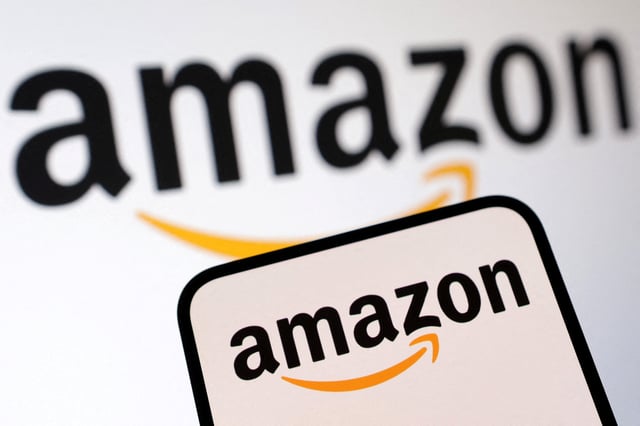 Amazon logo is seen in this illustration taken February 11, 2025. REUTERS/Dado Ruvic/Illustration/File Photo