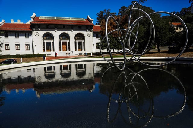 The Hearst Memorial Mining Building at the University of California Berkeley. The U.S. Department of Justice has launched investigations into Stanford University and several University of California schools, including Berkeley, to see if they violate the Supreme Court’s 2023 ruling that bans race-based discrimination in college admissions.