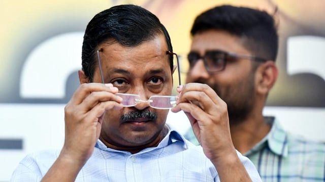 Aam Aadmi Party national convenor Arvind Kejriwal. (ANI Photo)