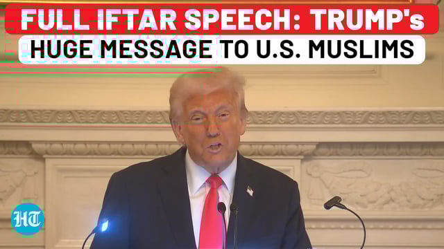 President Donald Trump hosted an iftar dinner at the White House and thanked Muslim Americans for backing him