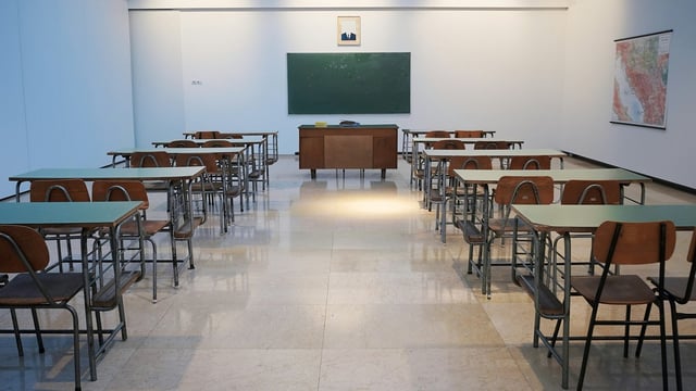 Reportedly, the teacher is facing criminal charges for allegedly standing on a student. 