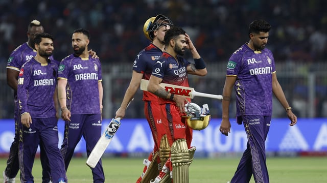 Royal Challengers Bengaluru's Virat Kohli after the match.