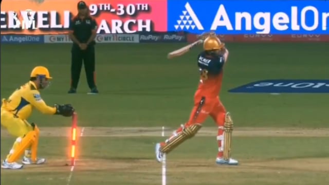 MS Dhoni's brilliant work behind the stumps helped dismiss Phil Salt