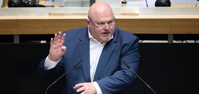 Harald Laatsch im Berliner Abgeordnetenhaus
