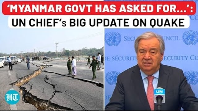 Myanmar earthquake: UN chief gives big update on deadly quake
