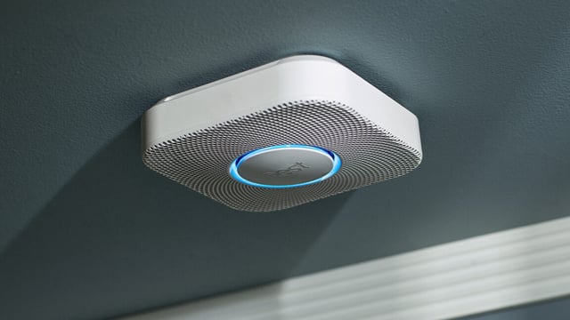 nest protect on ceiling