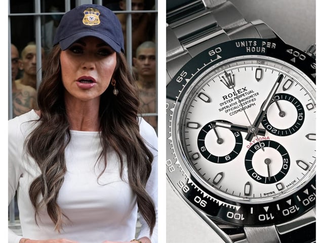 Kristi Noem and her Rolex.