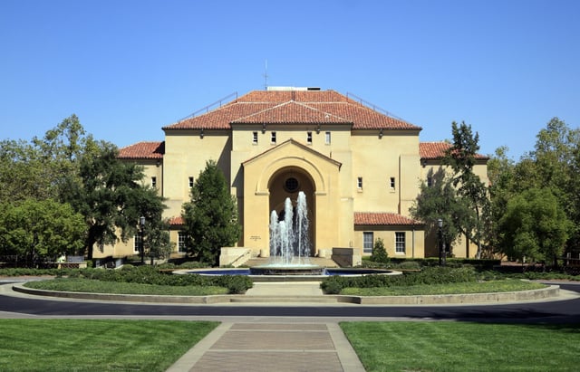 The Stanford University campus in Stanford, Calif. on September 9, 2009. (Ananda Paulas/Bay City News)