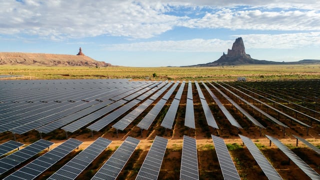 A vision of the future? The vast Kayenta Solar Plant in Arizona