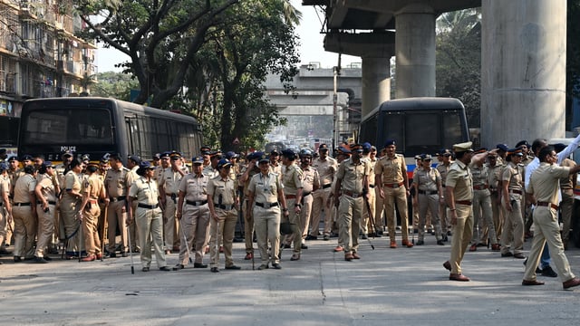 Apart from Mumbai police personnel, the Crime Branch, the Anti-terrorism squad and special branch are also on increased vigil. 
