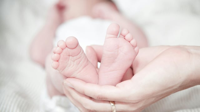 The mother and baby were transported to the hospital in stable condition.
