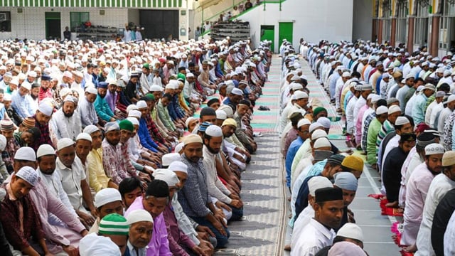 Earlier in the day, the Alvida Jumma prayers were concluded peacefully across Gautam Budh Nagar, with significant congregations at major mosques. (Sunil Ghosh/HT Photo)