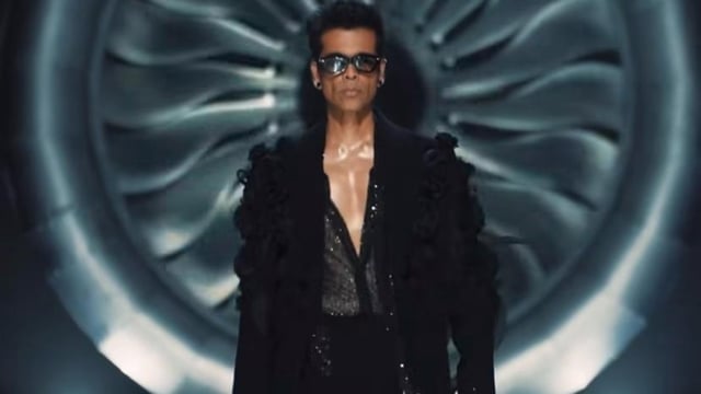 Karan Johar turns showstopper at Lakme Fashion Week.